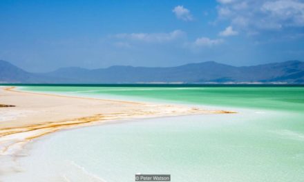 The Djibouti lake posing as paradise