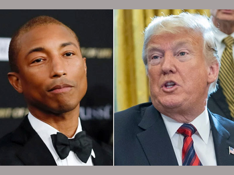 Pharrell warns Trump to stop playing ‘Happy’ song