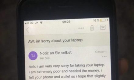 Thief steals laptop, sends apologetic email to owner