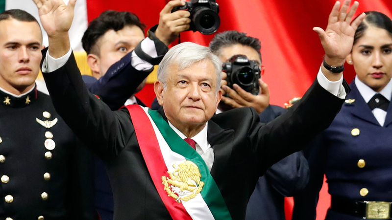 Obrador takes office as Mexico’s 1st leftist president in 70 years